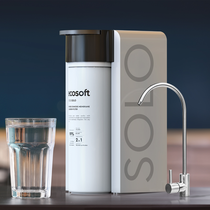 Ultra-kompaktná reverzná osmóza Ecosoft CROSS Solo bez zásobníka